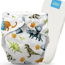 Shop All|Charlie Banana - Dinosaurs Reusable Cloth Diaper One Size - cutbabycare.com | baby boutique & care hub