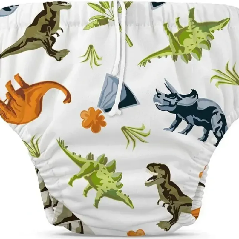 Shop All|Charlie Banana - Dinosaurs Reusable Swim Diaper with Adjustable Drawstring - cutbabycare.com | baby boutique & care hub