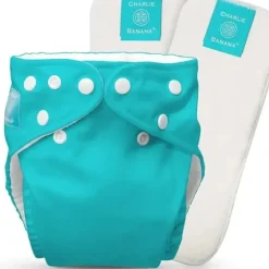 Shop All|Charlie Banana - Fluorescent Turquiose Baby Fleece Reusable and Washable Cloth Diaper System - cutbabycare.com | baby boutique & care hub