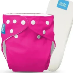 Shop All|Charlie Banana - Hot Pink Reusable Cloth Diaper One Size - cutbabycare.com | baby boutique & care hub