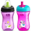 Stroller|Chicco - Natural Fit Straw Trainer Cup, Pink/Purple - cutbabycare.com | baby boutique & care hub