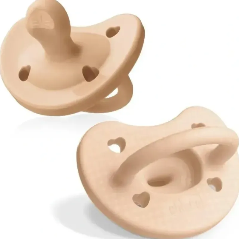 Shop All|Chicco - PhysioForma 100% Soft Silicone One Piece Pacifier for Babies aged 0-6 months Blush - cutbabycare.com | baby boutique & care hub
