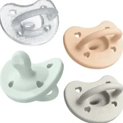 Shop All|Chicco - PhysioForma Luxe Silicone One Piece Pacifier for Babies Aged 0-6m, Multicolor 4pk - cutbabycare.com | baby boutique & care hub