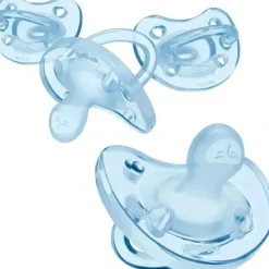 Shop All|Chicco - PhysioForma Orthodontic One-Piece Silicone Pacifier, 0-6m, Light Blue 4-Pack - cutbabycare.com | baby boutique & care hub