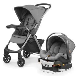 Stroller|Chicco Mini Bravo Plus Travel System, Slate - cutbabycare.com | baby boutique & care hub