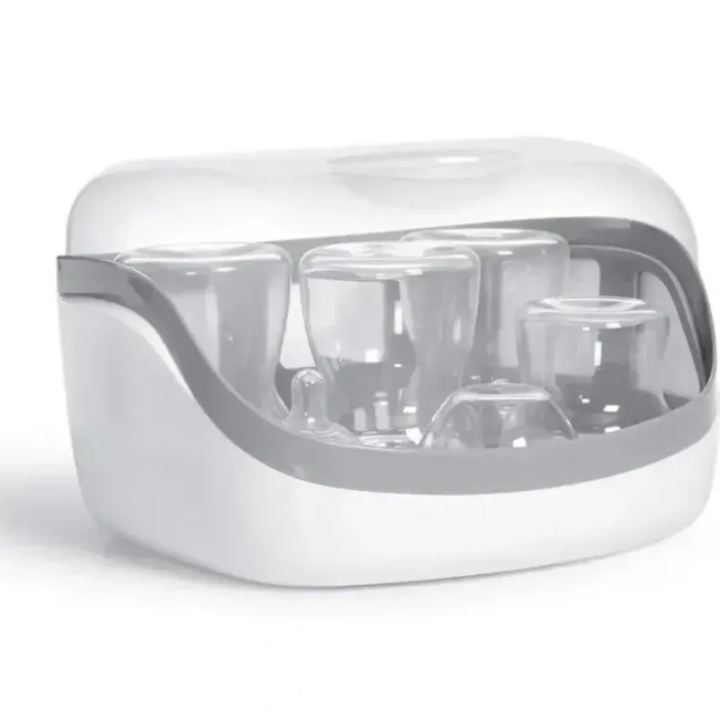 Shop All|Chicco NaturalFit Microwave Steam Sterilizer, Gray - cutbabycare.com | baby boutique & care hub
