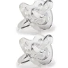 Shop All|Chicco NaturalFit Soft Silicone Pacifiers 2-Pack, Clear 6-12M - cutbabycare.com | baby boutique & care hub