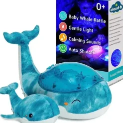 Shop All|Cloud B - Ocean Projector Nightlight, Tranquil Whale Family - cutbabycare.com | baby boutique & care hub