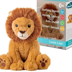 Health Safety|Cloud B - Soothing Sound Machine, Cuddly Stuffed Animal, 4 Soothing Sounds, Louis The Lion - cutbabycare.com | baby boutique & care hub