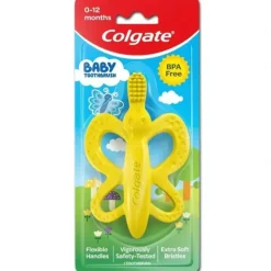 Shop All|Colgate Baby Training Toothbrush Silicone Teether Oral Care 0-12m Butterfly YL - cutbabycare.com | baby boutique & care hub