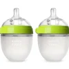 Nursing Feeding|Comotomo - 2Pk Natural Feel Baby Bottle, Green (5Oz) - cutbabycare.com | baby boutique & care hub