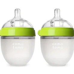 Nursing Feeding|Comotomo - 2Pk Natural Feel Baby Bottle, Green (5Oz) - cutbabycare.com | baby boutique & care hub