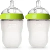 Nursing Feeding|Comotomo - 2Pk Natural Feel Baby Bottle, Green (8Oz) - cutbabycare.com | baby boutique & care hub