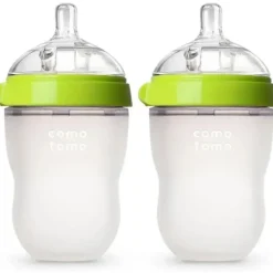 Nursing Feeding|Comotomo - 2Pk Natural Feel Baby Bottle, Green (8Oz) - cutbabycare.com | baby boutique & care hub