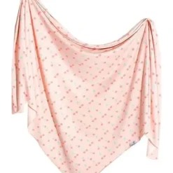 Shop All|Copper Pearl - Cheery Knit Baby Swaddle Receiving Blanket - cutbabycare.com | baby boutique & care hub