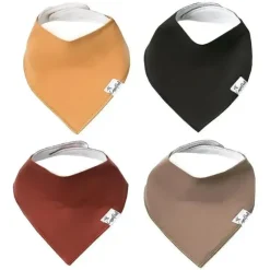 Shop All|Copper Pearl - 4Pk Dune Baby Bandana Drool Bibs - cutbabycare.com | baby boutique & care hub