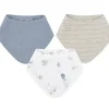 Shop All|Crane Bedding - Cove 3-Pc. Muslin Bib Set, Ocean Life - cutbabycare.com | baby boutique & care hub