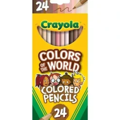 Shop All|Crayola - 24 Ct Colored Pencils, Colors Of The World - cutbabycare.com | baby boutique & care hub