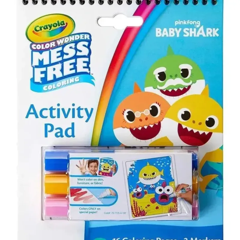 Shop All|Crayola - Color Wonder Activity Pad, Baby Shark - cutbabycare.com | baby boutique & care hub