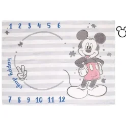 Shop All|Crown Crafts - Disney Mickey Mouse Milestone Blanket - cutbabycare.com | baby boutique & care hub