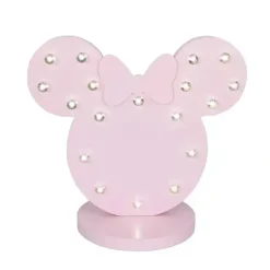 Shop All|Crown Crafts - Disney Minnie 3 Bow Marquee Standing Light - cutbabycare.com | baby boutique & care hub