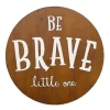 Shop All|Crown Crafts - Little Love By Nojo Be Brave Little One Round Wall Décor - cutbabycare.com | baby boutique & care hub