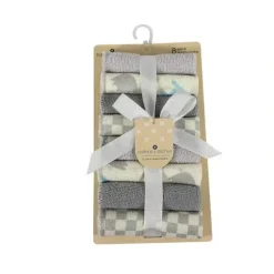 Bath Potty|Cudlie - 8Pc Rolled Wc On Card - Elephant Check New - cutbabycare.com | baby boutique & care hub