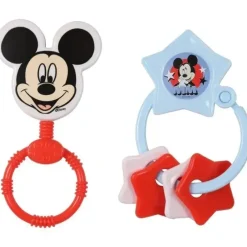 Shop All|Cudlie - 2Pk Disney Mickey Mouse Rattle & Keyring Teether - cutbabycare.com | baby boutique & care hub