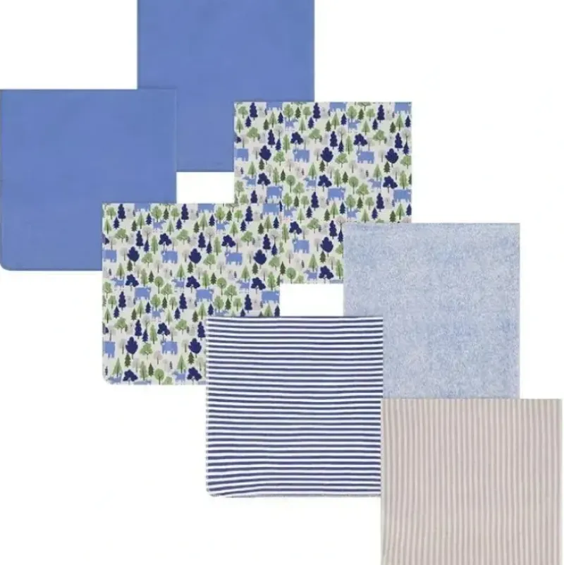 Shop All|Cudlie - 7Pk Receiving Blankets, Forest Critters - cutbabycare.com | baby boutique & care hub
