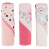 Bath Potty|Cudlie - 3Pk Rolled/Carded Hooded Towel, Fresh Floral - cutbabycare.com | baby boutique & care hub