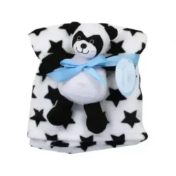 Shop All|Cudlie - Plush Blanket With Plush Toy Panda, Black Star - cutbabycare.com | baby boutique & care hub