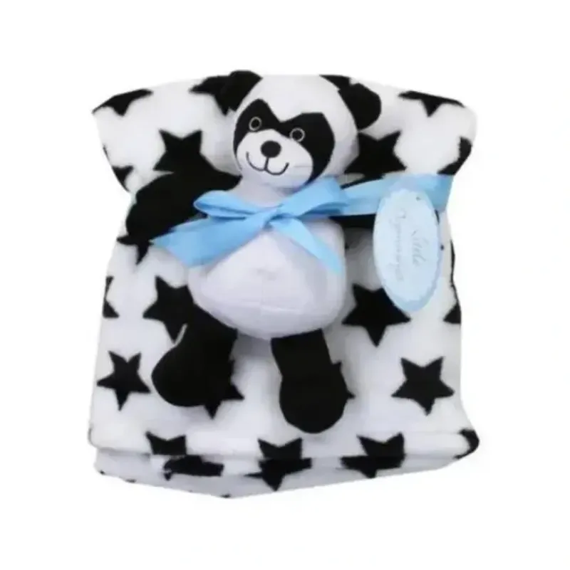Shop All|Cudlie - Plush Blanket With Plush Toy Panda, Black Star - cutbabycare.com | baby boutique & care hub