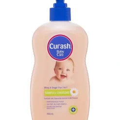 Health Safety|Curash Gentle Shampoo & Conditioner 400ml - cutbabycare.com | baby boutique & care hub