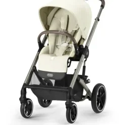 Stroller|Cybex - Balios S Lux 2 Stroller, Taupe Frame/Seashell Beige - cutbabycare.com | baby boutique & care hub