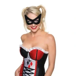 Shop All|DC Comics Harley Quinn Eye Mask Halloween Party Ladies/Womens Costume Black - cutbabycare.com | baby boutique & care hub