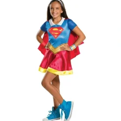 Shop All|DC Comics Supergirl DCSHG Classic Dress Up Costume Kids/Girls/Children Size 9-12 - cutbabycare.com | baby boutique & care hub