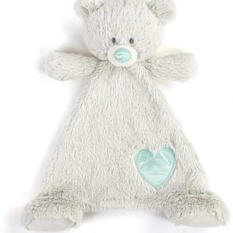 Shop All|DEMDACO - Birthstone Color Aquamarine and Grey, Stuffed Animal Blankie Bear March - cutbabycare.com | baby boutique & care hub