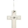 Shop All|Demdaco - Bless This Child Wall Cross, Neutral - cutbabycare.com | baby boutique & care hub