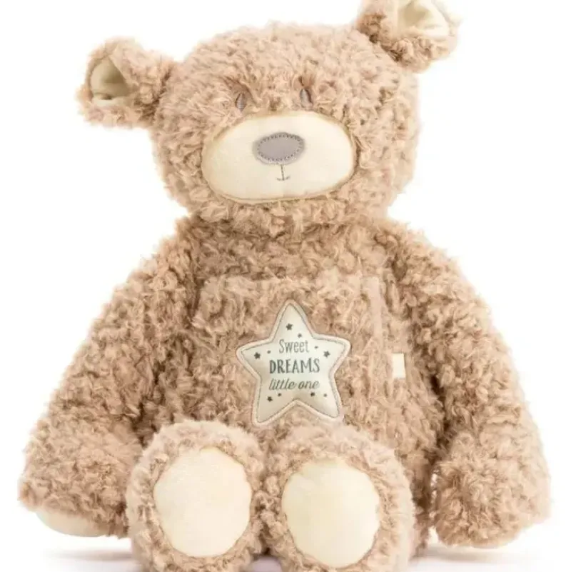 Shop All|DEMDACO - Fuzzy Sweet Dreams Bear Brown Plush Toy - cutbabycare.com | baby boutique & care hub