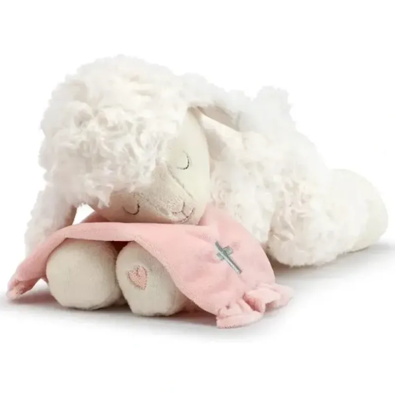 Shop All|Demdaco - Pink Goodnight Prayer Mechanical Lamb - cutbabycare.com | baby boutique & care hub
