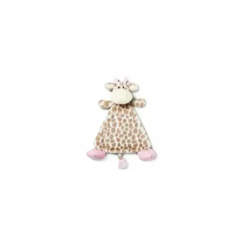 Shop All|Demdaco - Sadie Pink Giraffe Rattle Blankie - cutbabycare.com | baby boutique & care hub