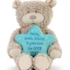 Shop All|DEMDACO - Twinkle Twinkle Tan and Blue, Musical Lullaby Stuffed Plush Animal Bear - cutbabycare.com | baby boutique & care hub