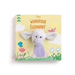 Shop All|Demdaco Finger Puppet Book - The Wondrous Elephant - cutbabycare.com | baby boutique & care hub