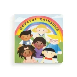 Shop All|Demdaco Hopeful Rainbows Board Book - cutbabycare.com | baby boutique & care hub