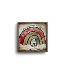 Shop All|Demdaco Togetherness Always Rainbow Canvas Wall Art - cutbabycare.com | baby boutique & care hub