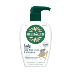 Bath Potty|DermaVeen Baby Calmexa Soap-Free Wash & Shampoo 250ml - cutbabycare.com | baby boutique & care hub