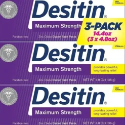Shop All|Desitin Maximum Strength Diaper Rash Paste 3 PK of 4.8OZ - cutbabycare.com | baby boutique & care hub