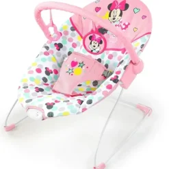 Shop All|Disney Bright Starts Baby/Newborn Vibrating Bouncer Chair 0m+ Minnie Mouse Pink - cutbabycare.com | baby boutique & care hub