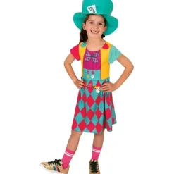 Shop All|Disney Junior Mad Hatter Girls Classic Dress Up Halloween Party Costume Size 4-6 - cutbabycare.com | baby boutique & care hub