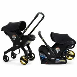 Stroller|Doona - Infant Car Seat With Base & Stroller, Midnight - cutbabycare.com | baby boutique & care hub